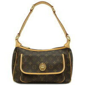 Louis Vuitton Tikal Monogram Canvas Shoulder Bag Brown